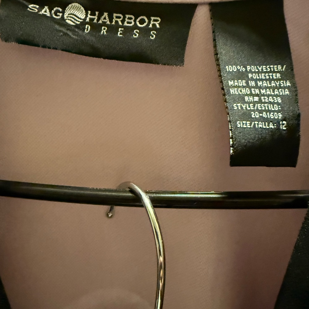 Sag Harbor Classic Black Pencil Skirt